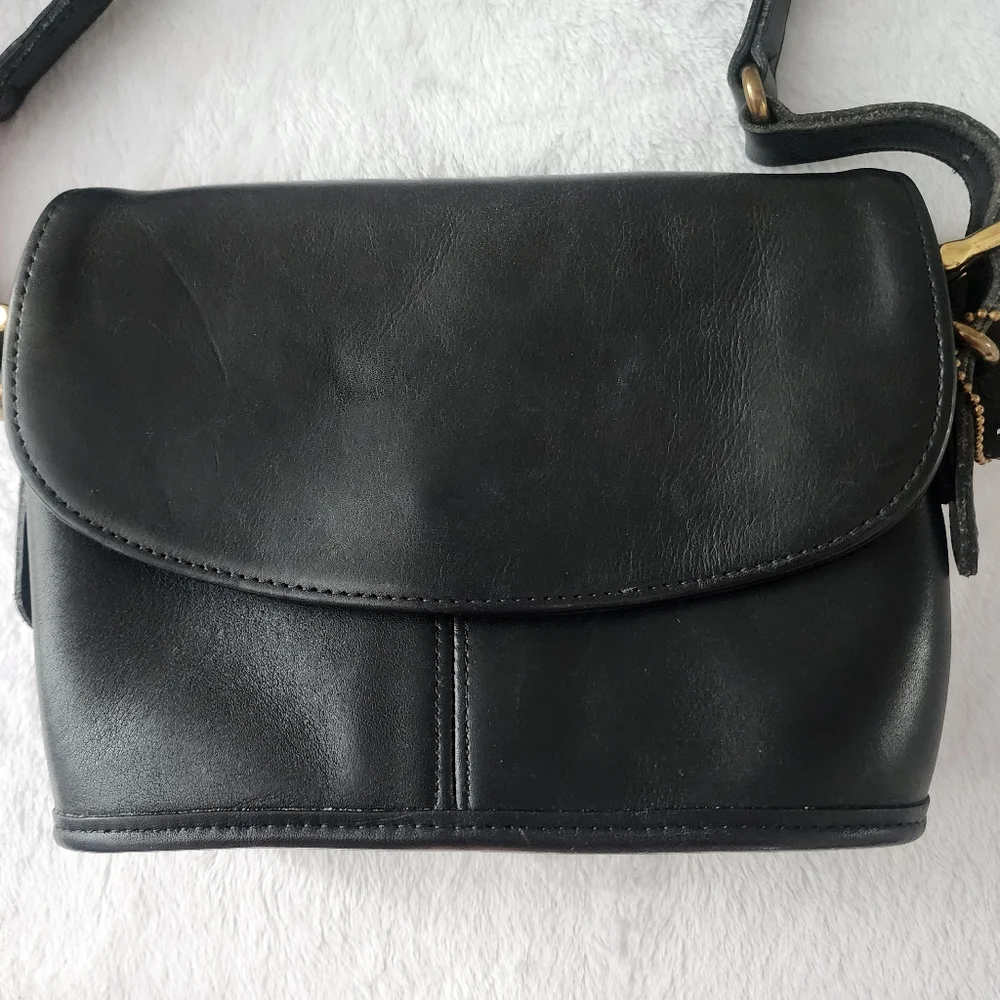 Vintage leather Coach *9801 - Picture 3 of 11